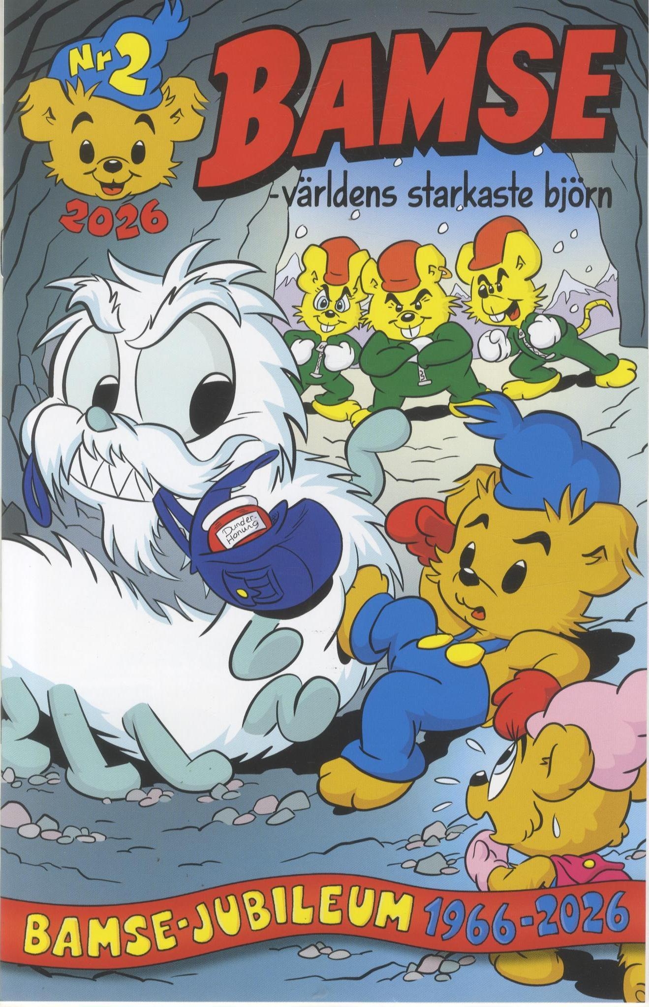 Bamse Nr 2 2026 Bamse Jubileum 1966 2026 Seriek llaren