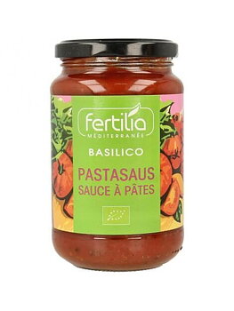 Ekologisk pastasås basilika fertilia 350g