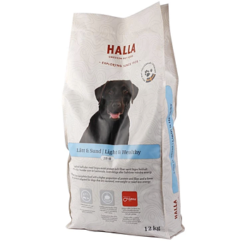 Halla Hundfoder Lätt och Sund 12 kg