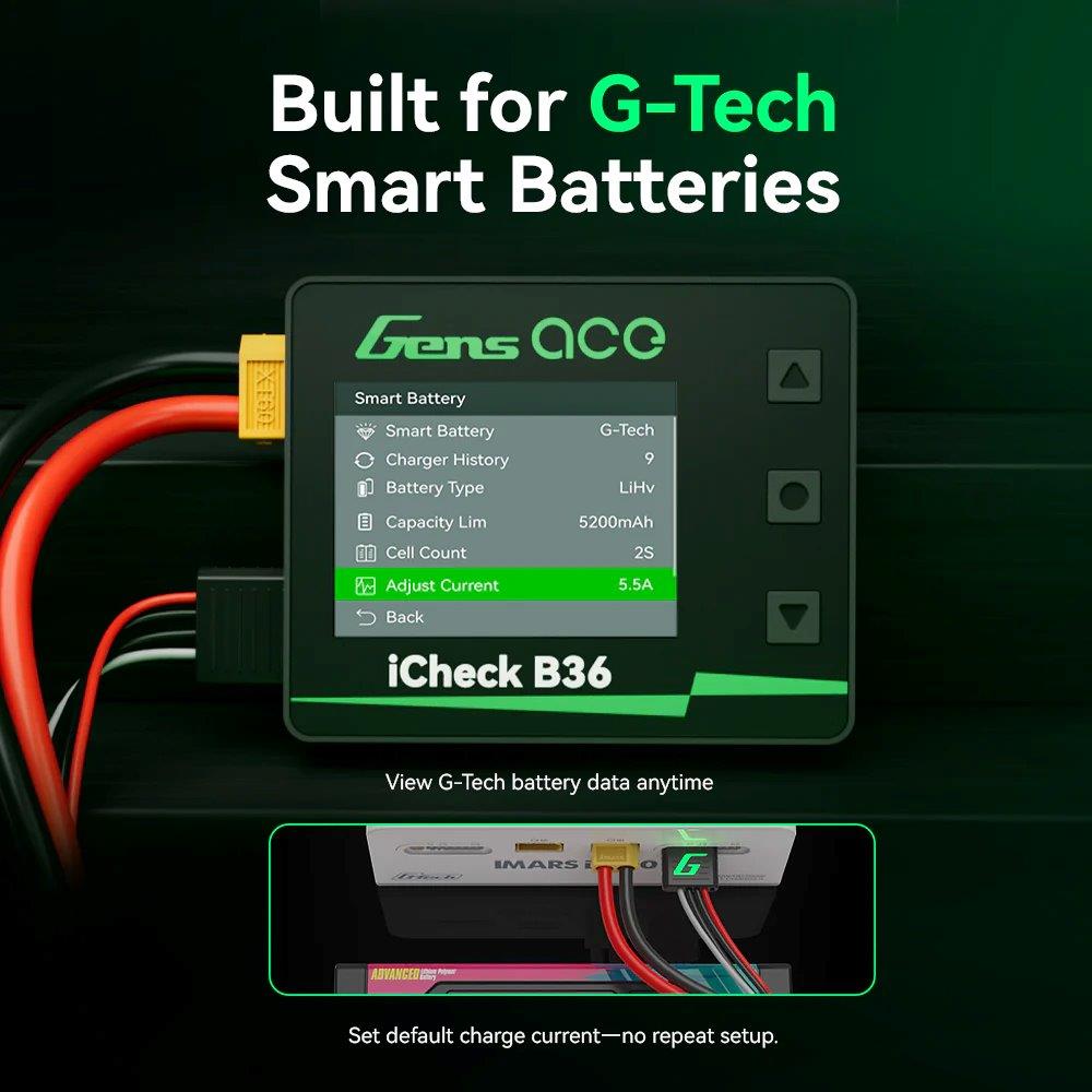 Gens ace iCheck B36 | Smart RC Battery Checker - 4
