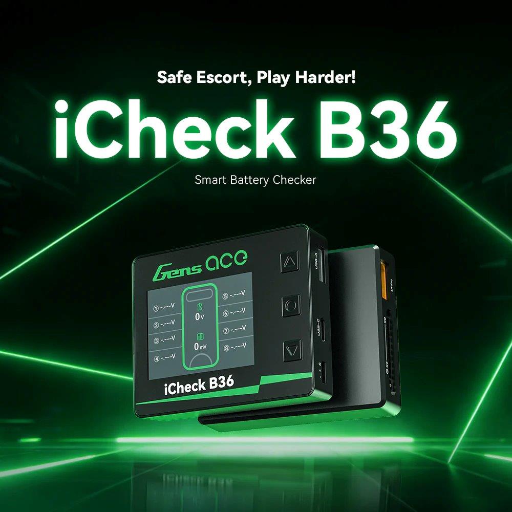 Gens ace iCheck B36 | Smart RC Battery Checker - 2