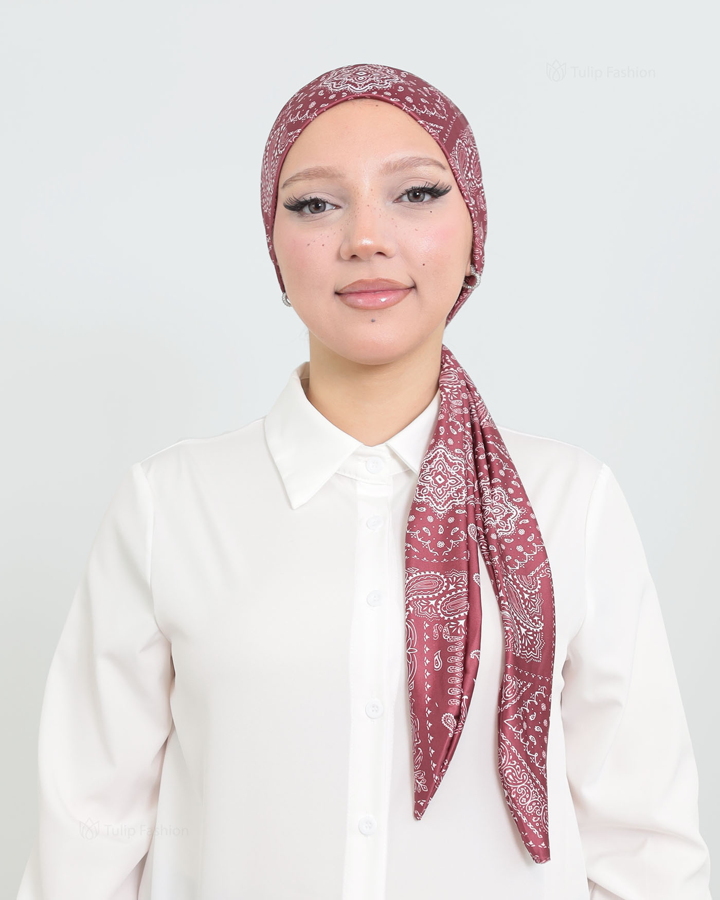 Turban - Allison - Maroon - 4