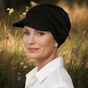 Ida, keps mjuk skärm, svart 