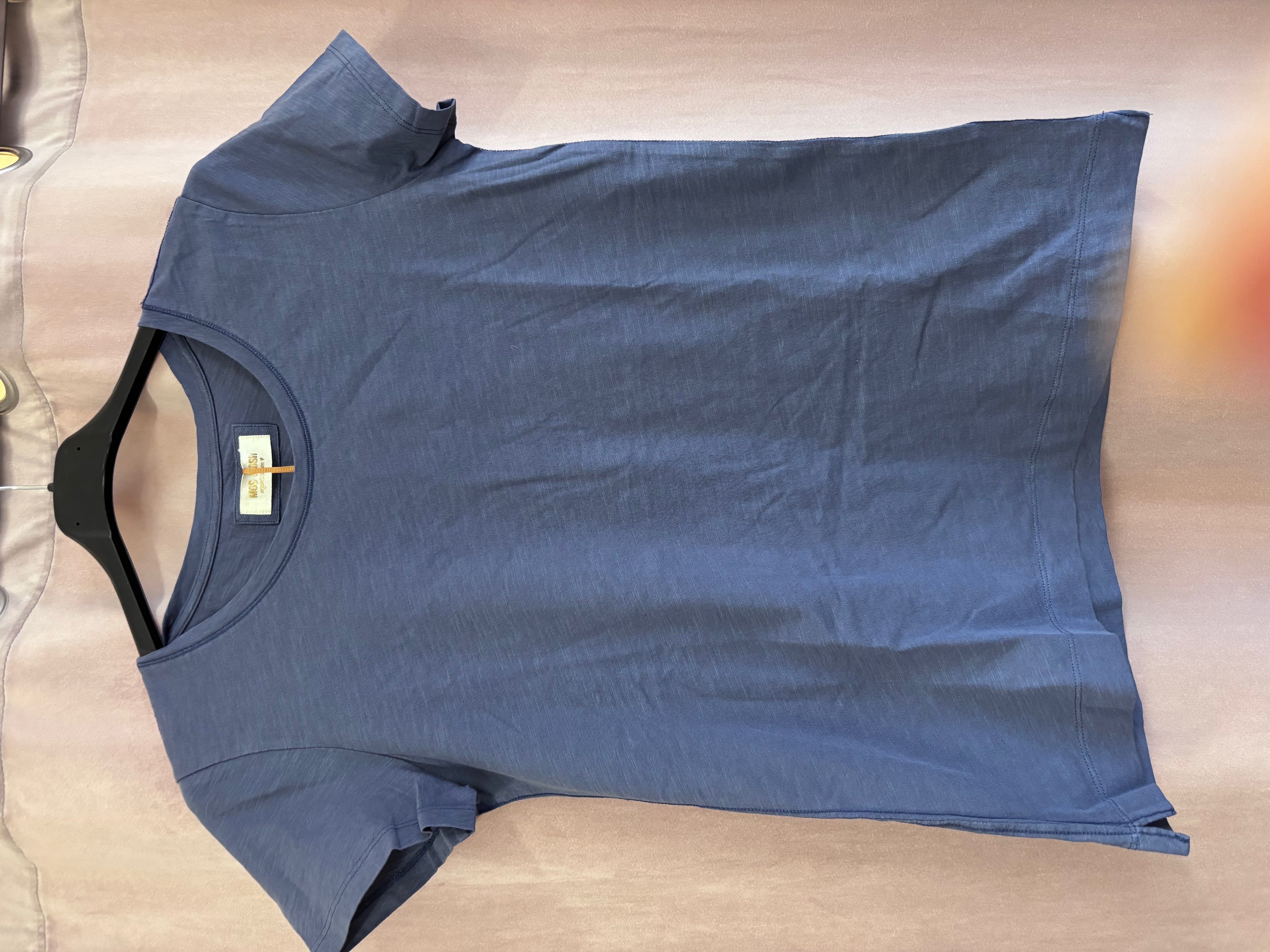 MMArden Organic O-SS Tee - Crown Blue - Mos Mosh