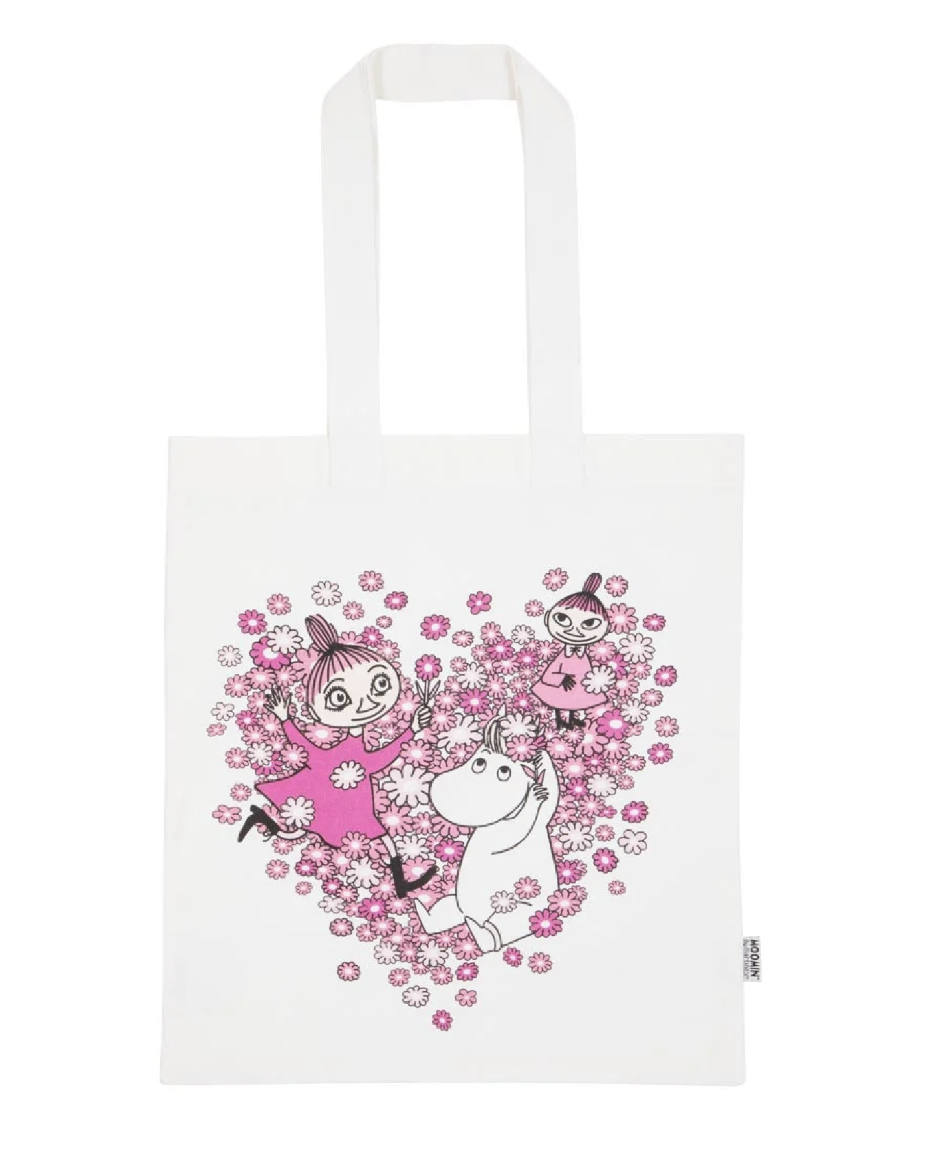 Moomin Fabric Bag 37x41 cm - Friends White