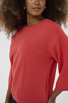 Cream Dela Pullover Paprika