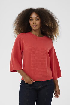 Cream Dela Pullover Paprika