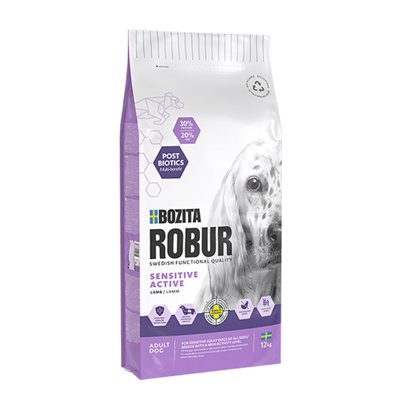 Bozita Robur Sensitive Grain Free Active Lamb 3 kg