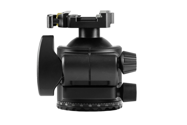 Two Vets Tripod 65MM Dual Tension Ballhead W/ Arcalock Dual Clamp (Arca Swiss and Picatinny) - 3