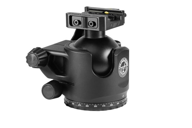 Two Vets Tripod 65MM Dual Tension Ballhead W/ Arcalock Dual Clamp (Arca Swiss and Picatinny) - 2