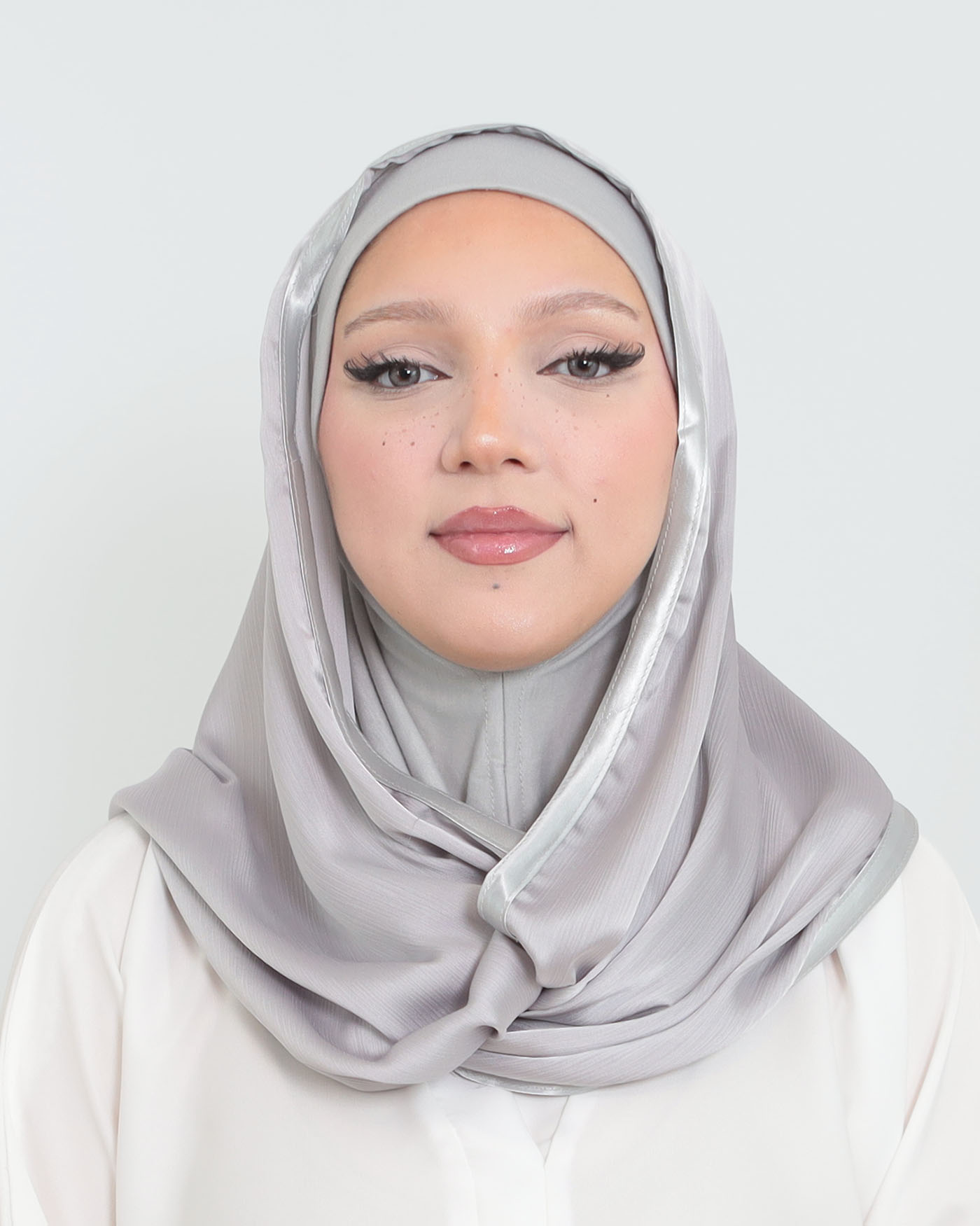 Hijab - Instant Satin - Light Gray