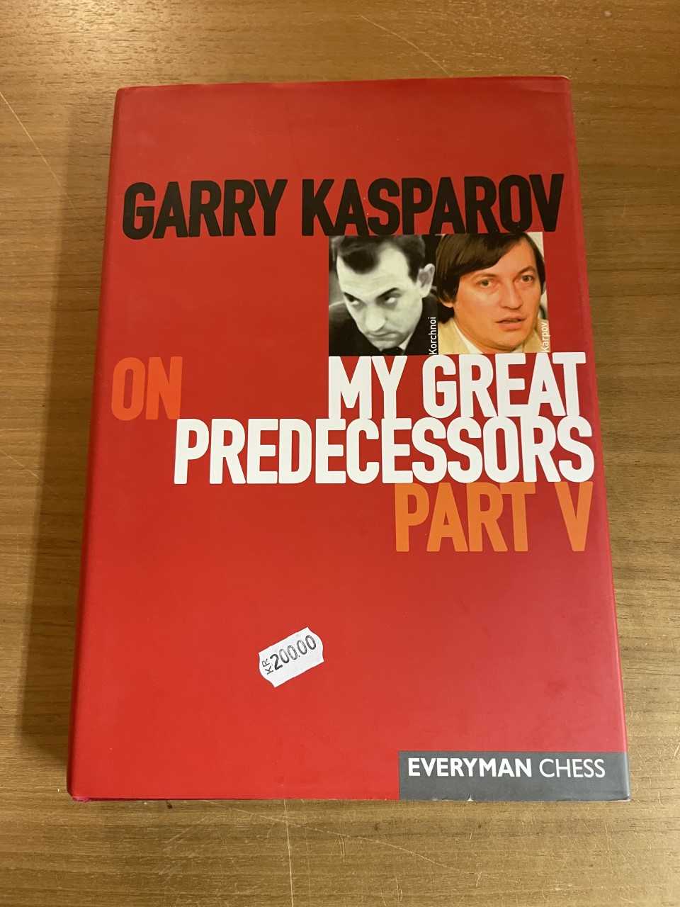 Antikvariskt - On My Great Predecessors Part 5 av WCC Garry Kasparov - hård pärm