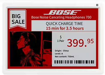 SE-1160R - 11.6 ESL with 3-color for maximum visibility