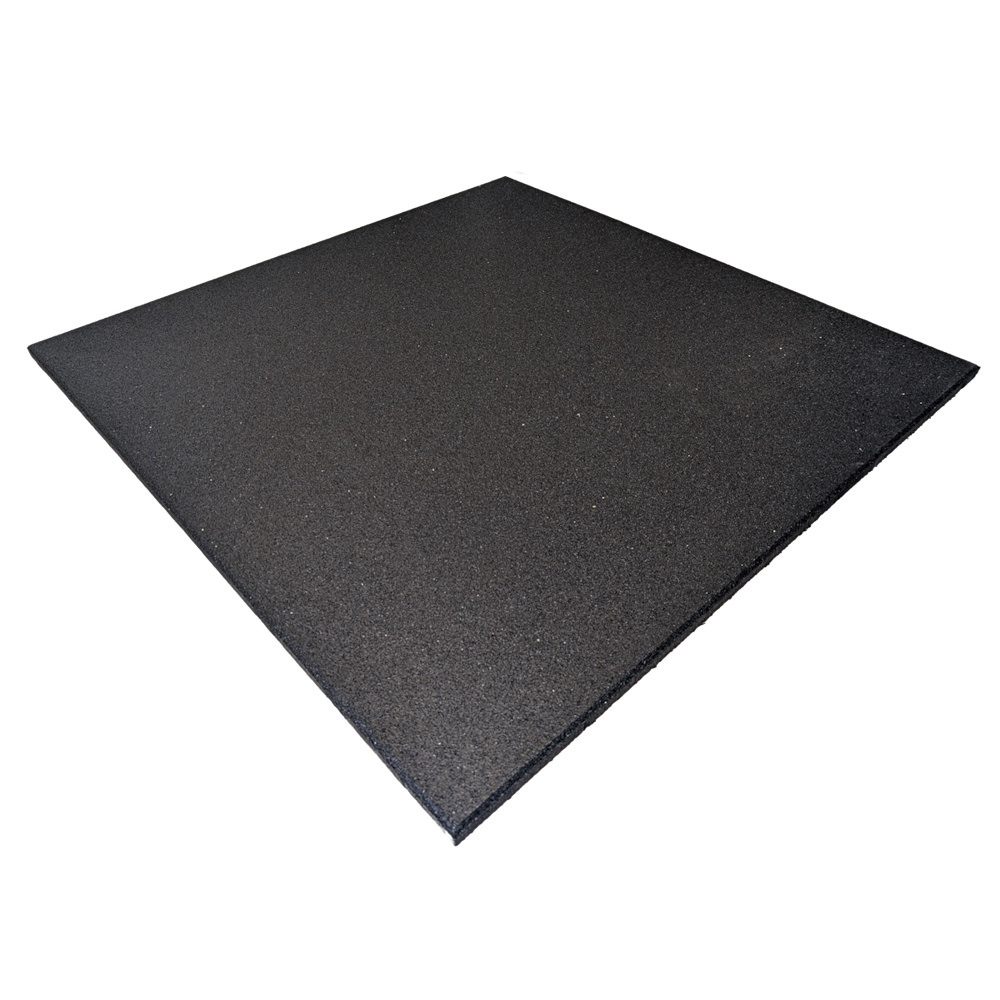 Gymgolv EcoFloor 20 mm 100x100 cm Svart - 4