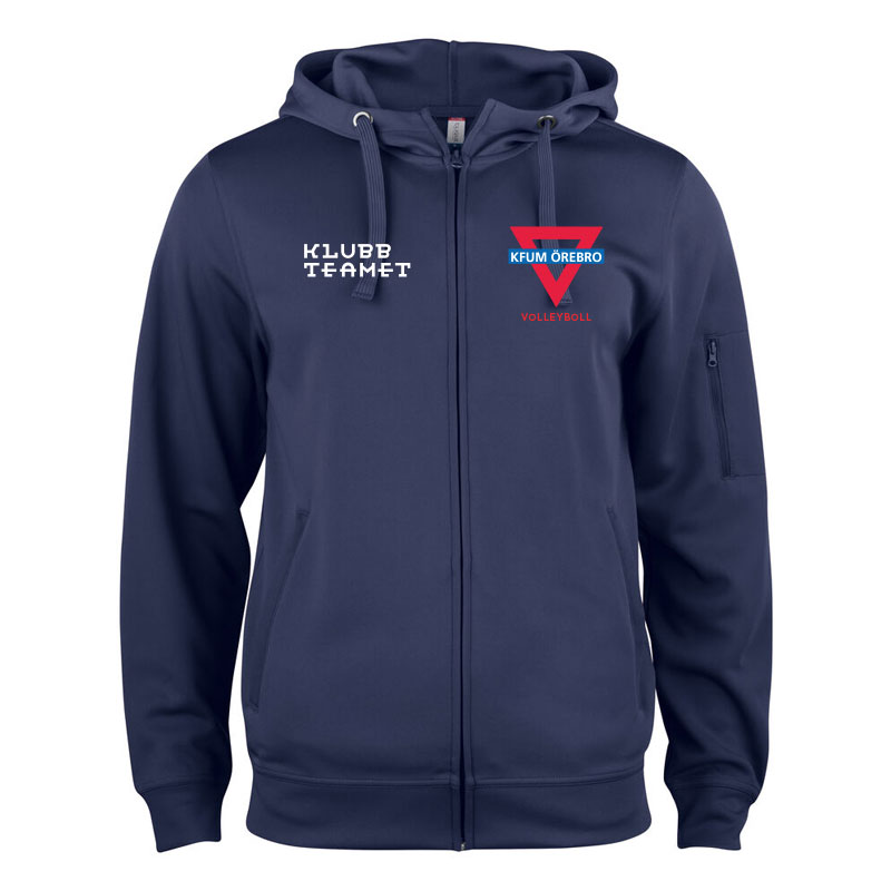 Clique Basic Active Zip Hoody (KFUM Volleyboll)