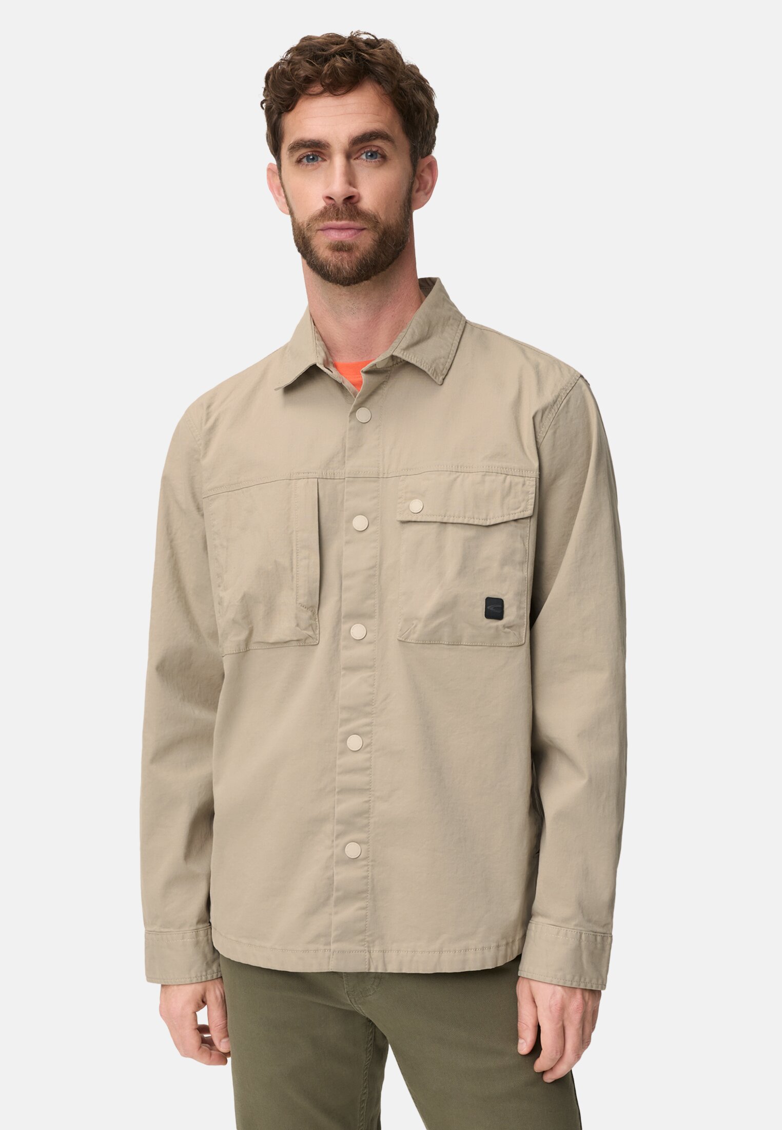 Overshirt. Beige  från camel active.  - 3