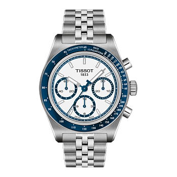T149.462.11.011.00 Tissot PR 516 Chronograph 41 vit och blå
