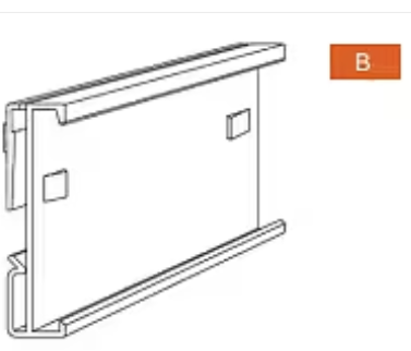 Rail for EE rail