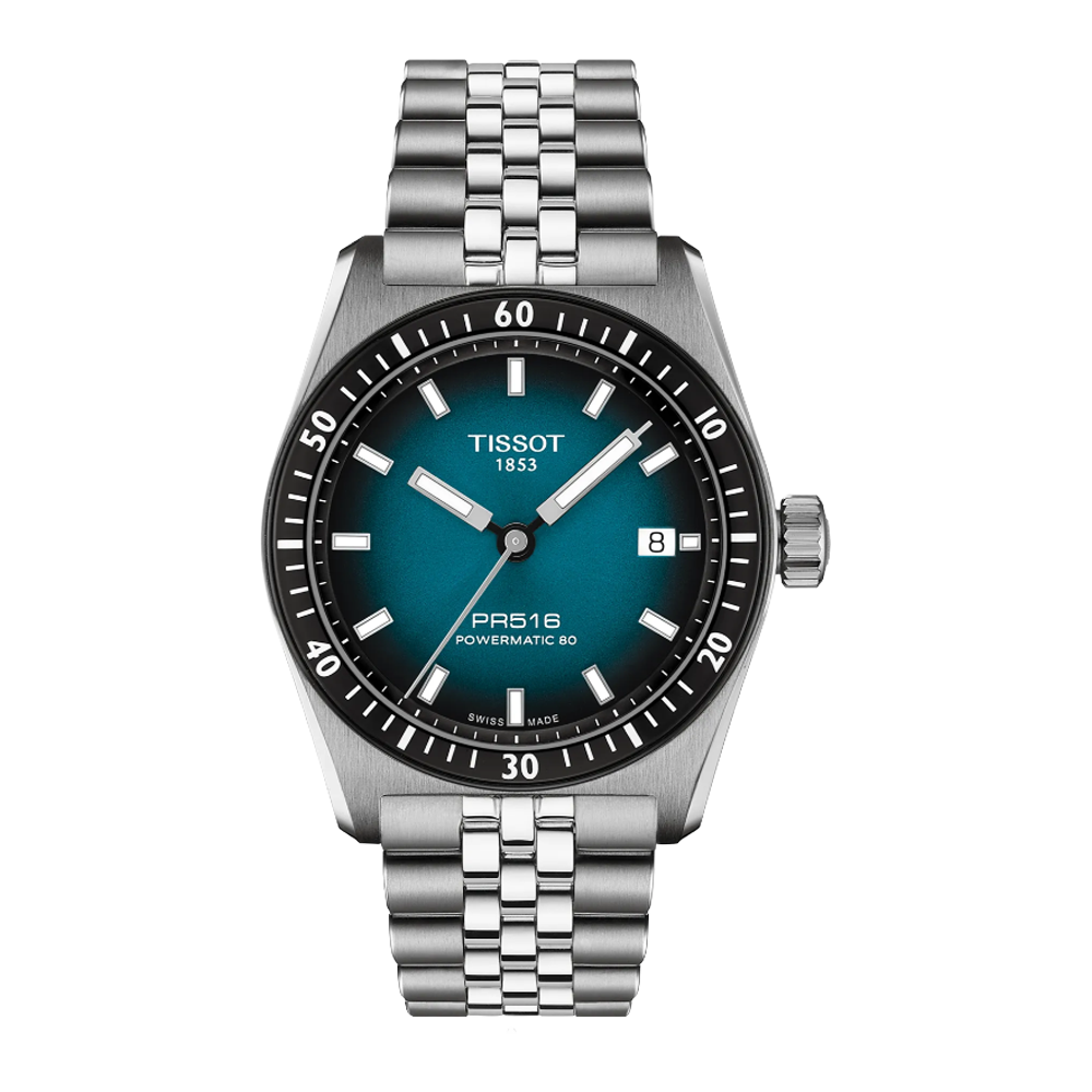 T149.407.11.041.00 Tissot PR 516 Powermatic 80 blå och svart