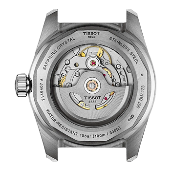 T149.407.11.041.00 Tissot PR 516 Powermatic 80 blå och svart baksida