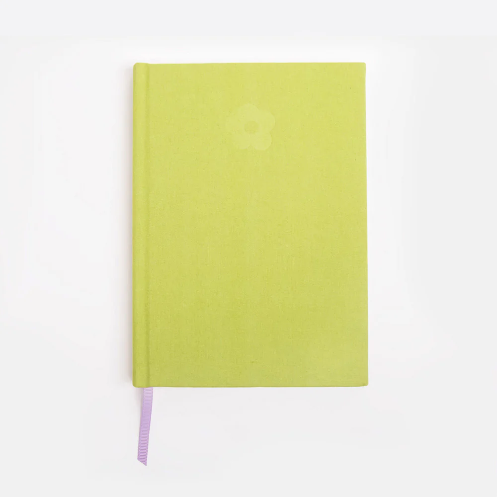 Green A5 Hardback Notebook - 7