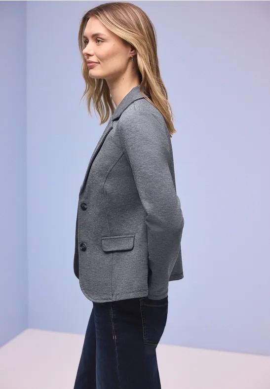 QR Basic Blazer - Shadowed Navy - Street One - 4