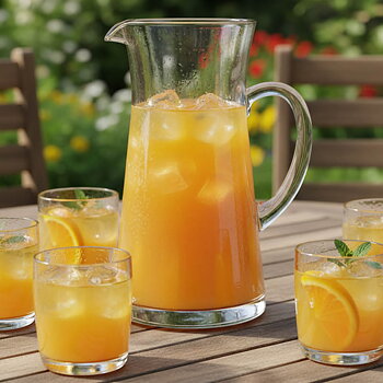 Bringare / Tillbringare i glas 1,25 liter  klassisk modell 