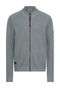 Cardigan med dragkedja, grå från camel active, 