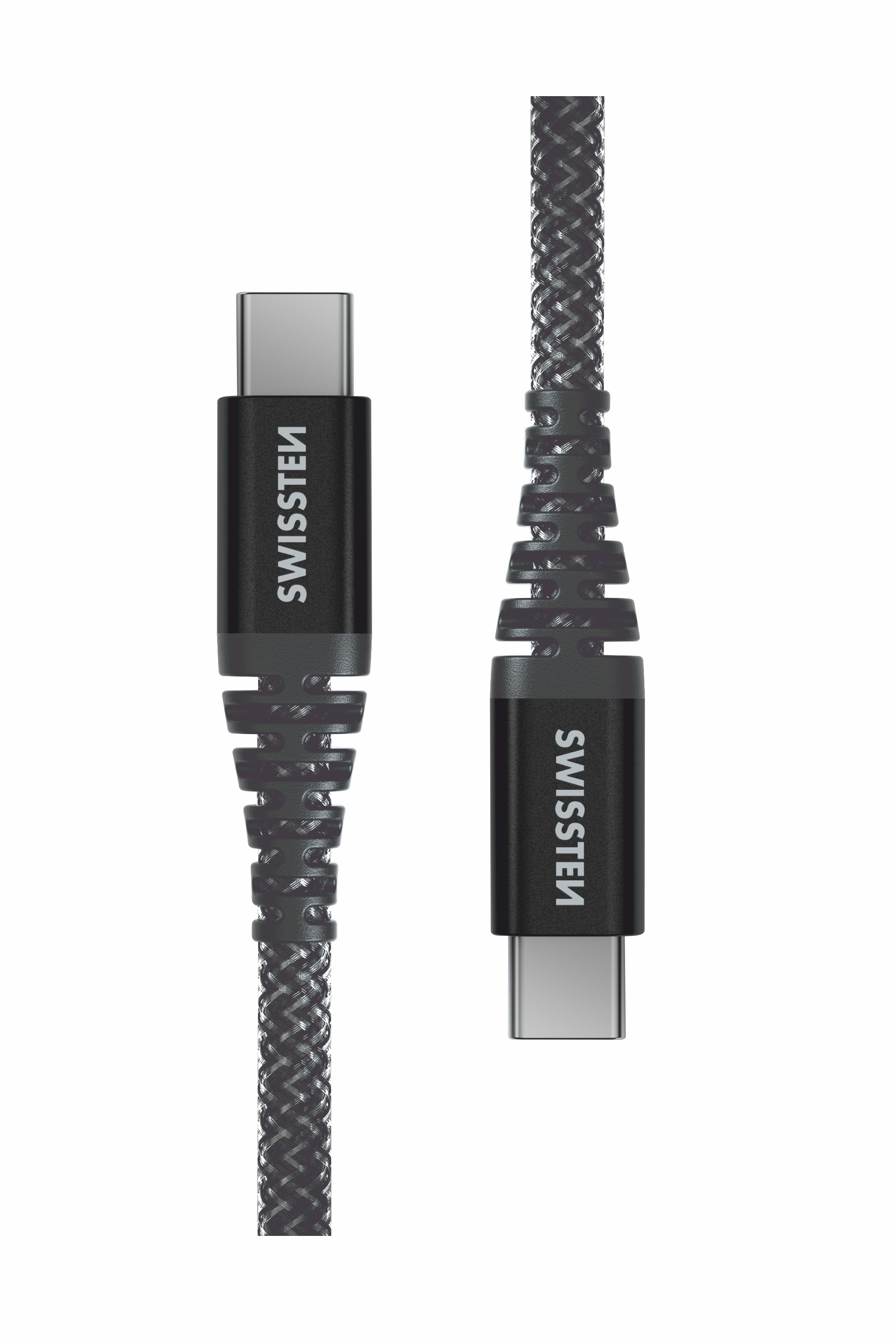 Swissten Aramid USB-C till USB-C 1,5m - 2