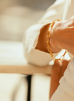 Armband Förgylld Traverse fri gravyr