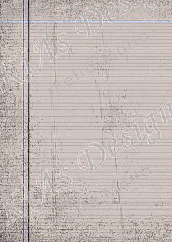 KD DPM MP 054 MP A4 -Grunge Sandfärgad med Marinblå rand