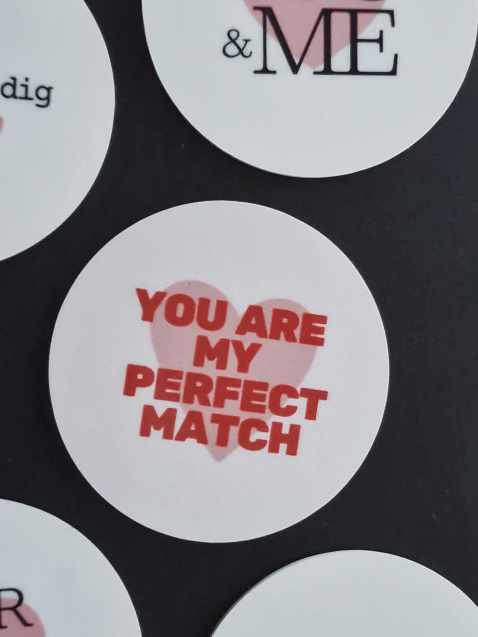 Magnet - "You are my perfect match"