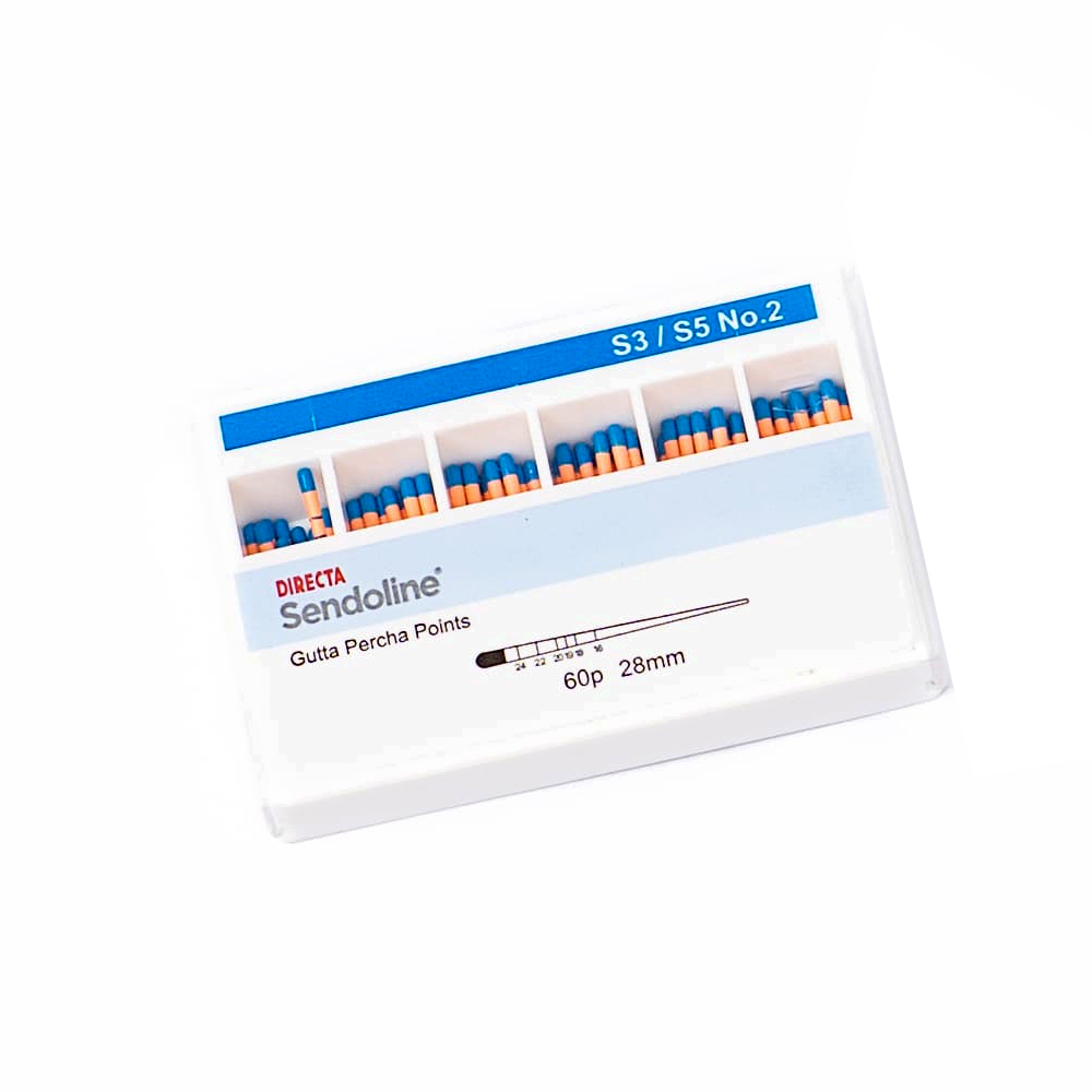 Sendoline® S3/S5 Guuta Percha nr 2, 60st.