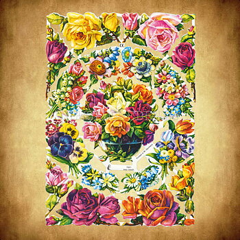 Blommor 16 x 23.5 cm - Bokmärken © Ernst Freihoff 7021