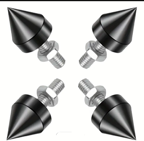 Krommet Arrow Head Shaped 1/4" Black