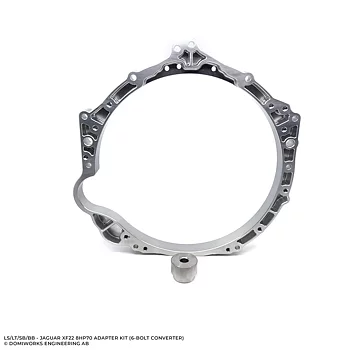 Chevy LS/LT/SB/BB to Jaguar XF 2.2 8HP Adapter kit