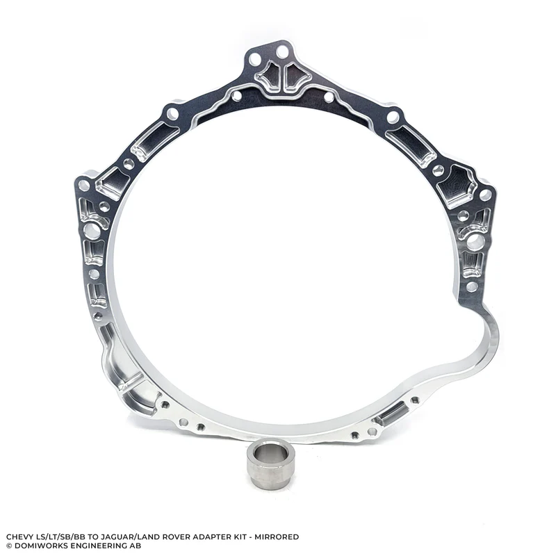 Chevy LS/LT/SB/BB to Jaguar/Land Rover 8HP Adapter kit - Mirrored Starter