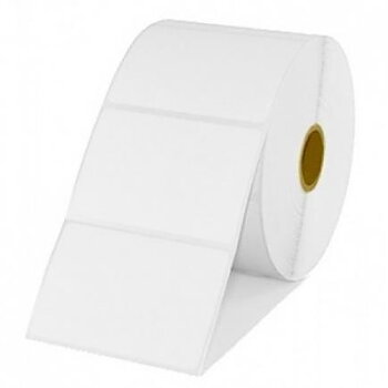 Synthetic label, 100 x 50 mm, White Permanent 1000 pcs / Roll, 1 roll Sleeve 25 mm