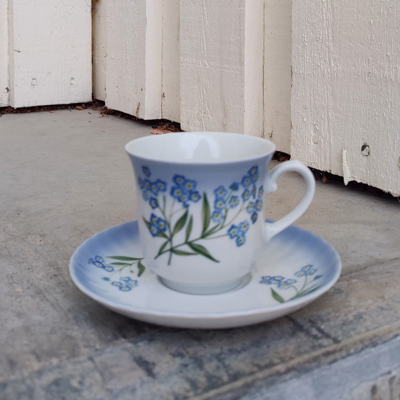 Sveriges Blå Blommor kaffekopp från Svaneholm - 2