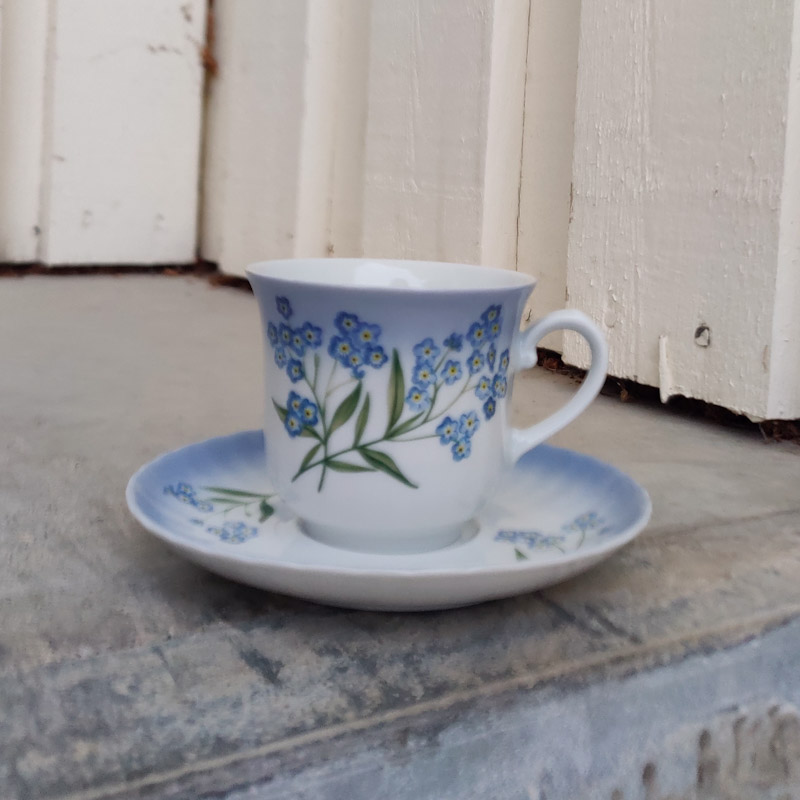 Sveriges Blå Blommor kaffekopp från Svaneholm