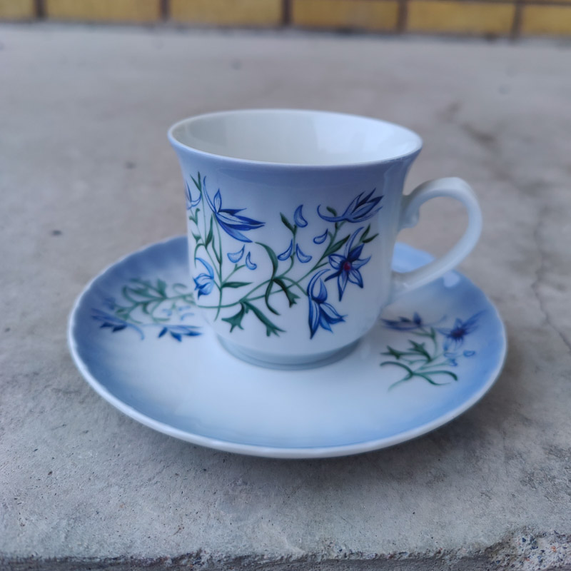 Sveriges Blå Blommor kaffekopp från Svaneholm
