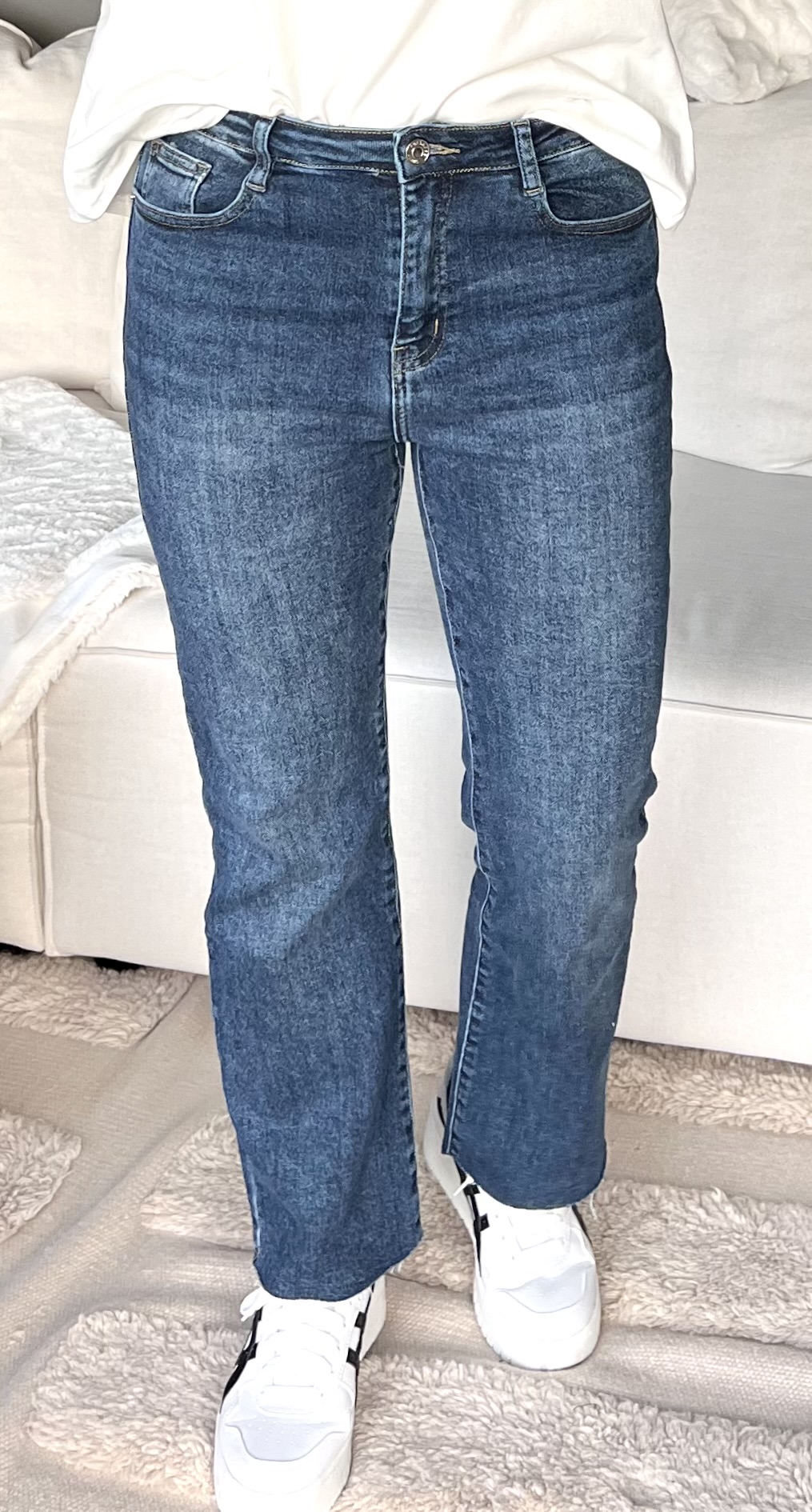Cosy House Jeans Flared Denim Mellan - 4