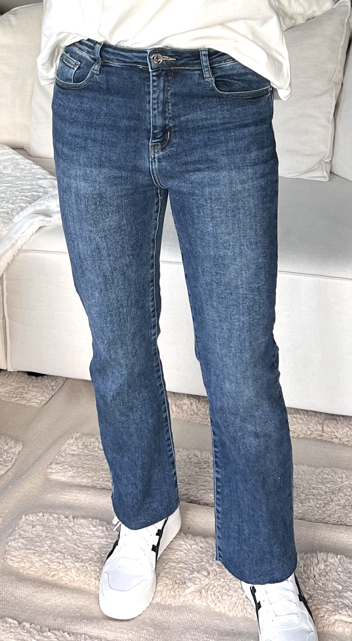 Cosy House Jeans Flared Denim Mellan - 3