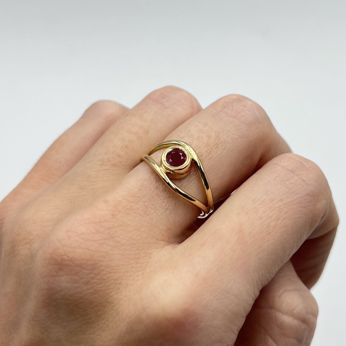 Ring Until I See You Again handgjord guld 18 karat  - 4