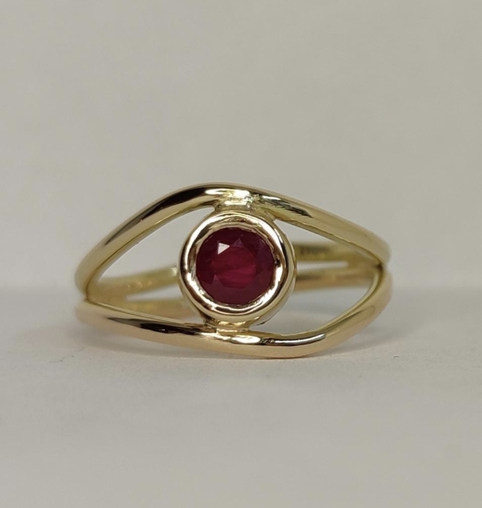 Ring Until I See You Again handgjord guld 18 karat 