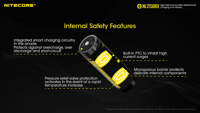 Nitecore NL2150RX Rechargeable battery - 5