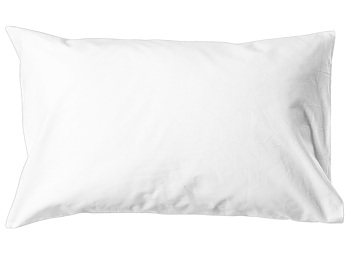 Örngott satin BCI 70x100 vit
