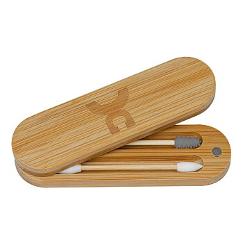 Croll & Denecke Silicone Cosmetic Swab Set Bambu