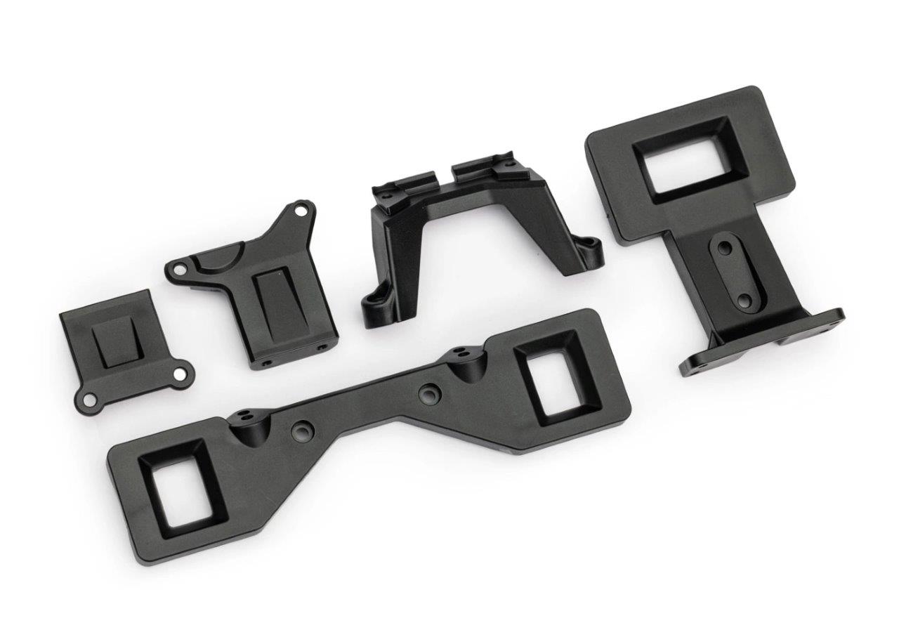 Traxxas Låsning Karossfäste Fram+Bak Clipless Rustler 2WD