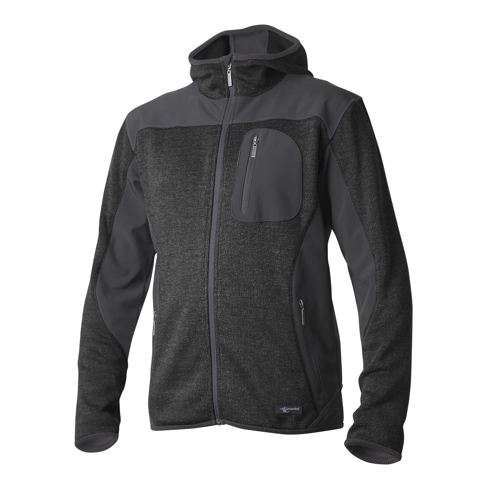 Fleece stickad 